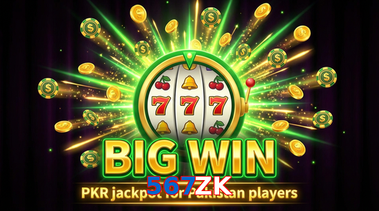 Big win animation on 567ZK slot game