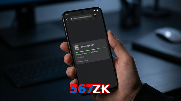 Main screen of 567ZK apk page for PK players